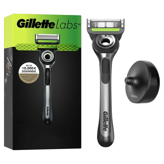Gillette Labs, Rasierer mit Reinigungs-Element, 1 Griff 1 Ersatzklinge