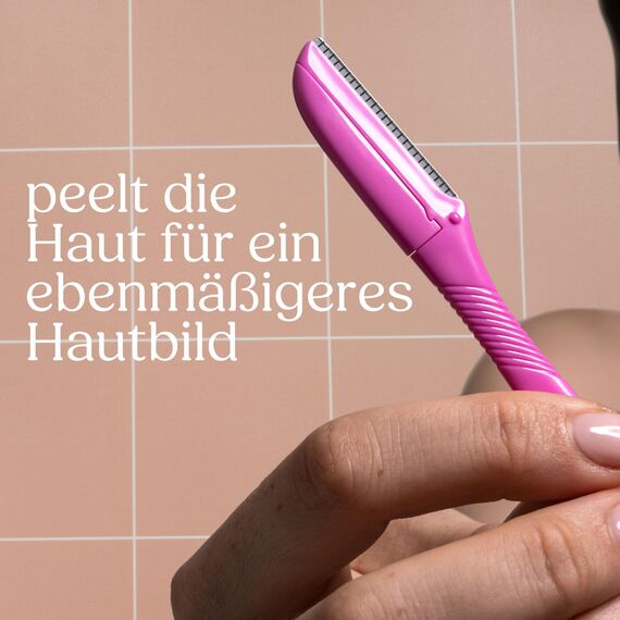 WILKINSON SWORD - Intuition Augenbrauenformer | Trimmt und entfernt Gesichtsbehaarung | Dermaplaning-Werkzeug | Packung mit 5 Einwegrasierern