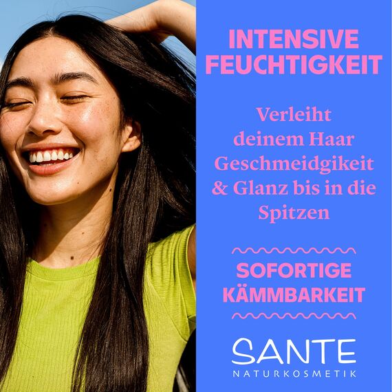 SANTE Naturkosmetik Intense Hydration Conditioner - 150 ml - Mit Aloe Vera & Mango-Extrakt - Conditioner für trockenes Haar - silikonfrei & vegan - dermatologisch getestet