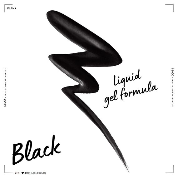 NYX Professional Makeup Epic Wear Semi-Permanent Liquid Liner, Langlebig, Wasserfest, Eyeliner und Body Art für Gesicht und Körper, Mattes Finish, Farbe: Schwarz (Packung mit 2)