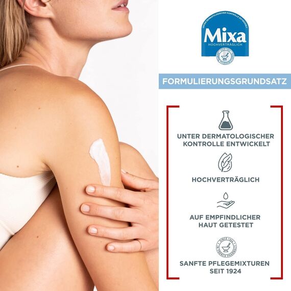 Mixa Urea Cica Repair+ Set: 3er Pack | Hauterneuernde Creme (3x400ml) | Gegen trockene, rissige & irritierte Haut | Mit Urea & Niacinamide| Für Gesicht, Körper & Hände | Zieht schnell ein