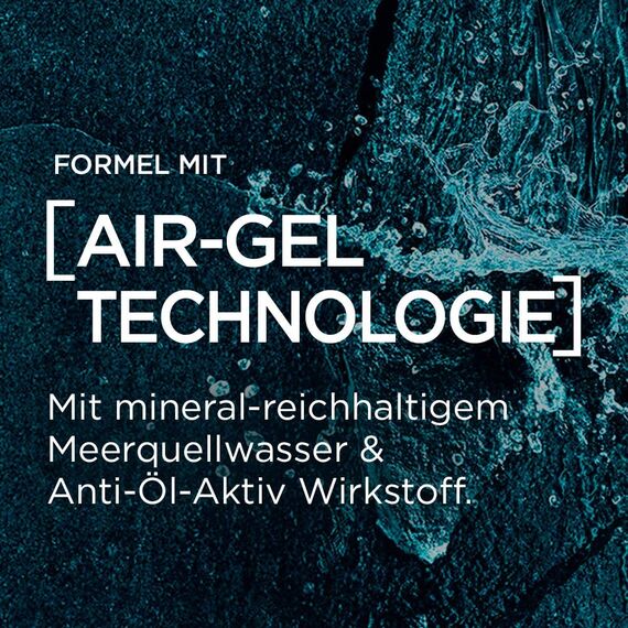 L'Oréal Men Expert kühlende Anti-Glanz Gesichtspflege für Männer, Mattierendes und erfrischendes Gel 24H Anti-Müdigkeit, Gesichtscreme für Herren mit Meeresquellwasser, Hydra Energy, 1 x 50 ml