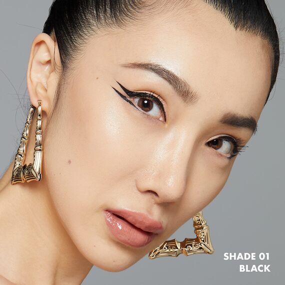 NYX Professional Makeup Epic Ink Eye Liner, Filzstift, Wasserfest, Vegane Formel, Shade 01 (Packung mit 2)