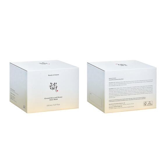 Beauty of Joseon Reis- und Honig-Glow-Maske zur Pflege der Poren und Sebumkontrolle für trockene, empfindliche Haut, koreanische Hautpflege für Männer und Frauen, 150 ml