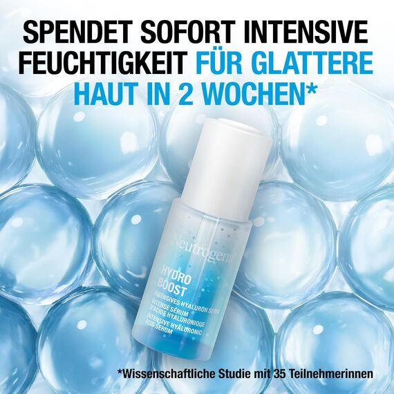 Neutrogena Hydro Boost Hyaluron Konzentrat (15ml), Gesichtspflege Mit 2 Formen Von Hyaluronsäure, Provitamin B5 & Präbiotischer Technologie, Spendet Intensive Feuchtigkeit (Packung mit 3)