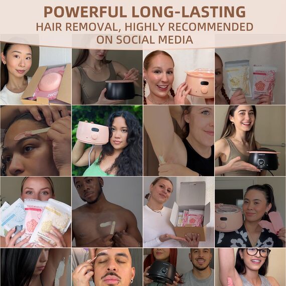 KOTAMU Wax 450g, Aloe Vera Wachs Haarentfernung für Brust, Rücken, Arme, Beine, Gesicht, Bikinizone, Home Waxing, Professionellen Hard Wax Beans ohne Wachsstreifen für Mann Frau