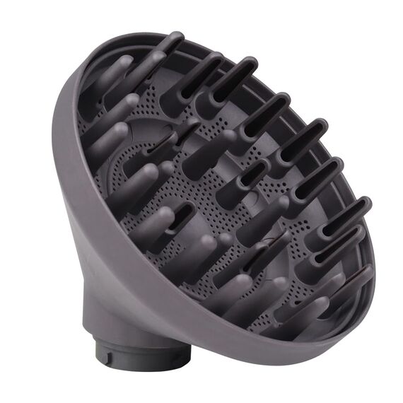 Laymi Diffusor Aufsatz für Dyson Airwrap langer Zacken diffuser für Dyson air wrap Zubehör für Haartrockner locken Gewelltes und Lockiges Haar, Umwandlung airwrap Curling Styler dunkel grau Schwarz