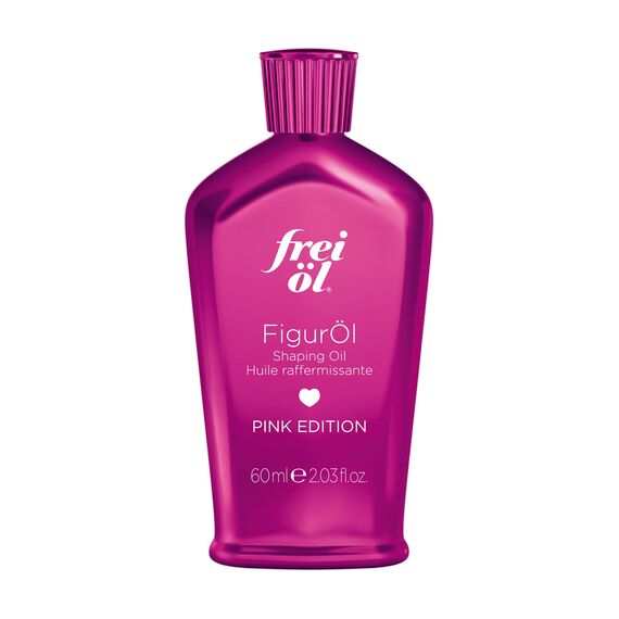 frei öl – Figur Öl PINK EDITION – Anti Cellulite Effekt strafft & festigt die Silhouette, reduziert Cellulite mit Sheaöl & Vitamin E – alle Hauttypen – Mikrobiom-freundlich und vegan, 60ml