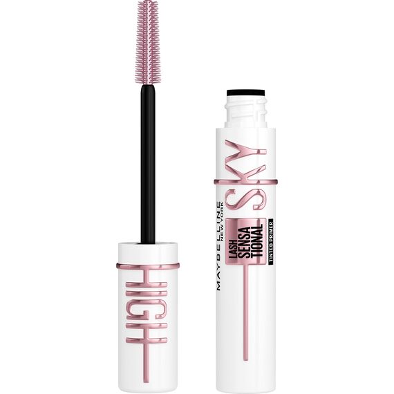 Bundle of Maybelline New York Schwarze Lash Sensational Firework Mascara, Very Black, 10 ml + Maybelline New York Sky High Primer für Wimperntusche, Lash Sensational, Schwarz, 1 x 7,7 ml