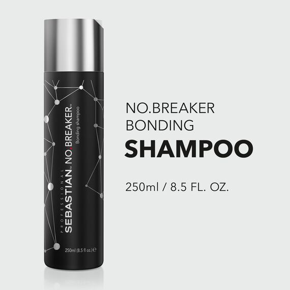SEBASTIAN PROFESSIONAL NO.BREAKER Bonding Shampoo, Stärkt geschädigtes Haar, Intensive Pflege, Für weiches, geschmeidiges Haar, 250ml