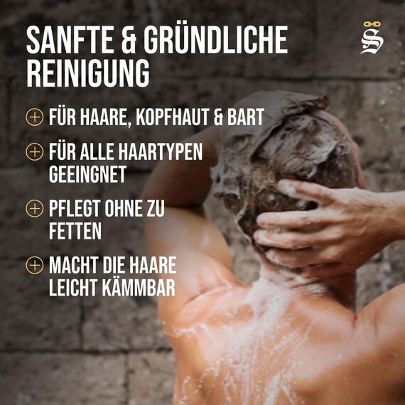 Störtebekker® Premium Shampoo Bar Sea Breeze - Festes Shampoo Herren & Damen - 3in1 Duschseife Männer für Haaer, Kopfhaut & Bart - Feuchtigkeitsshampoo - vegan, handgefertigt - 100g