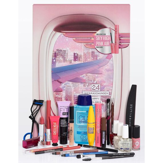 Maybelline New York Adventskalender 2024 24 Türchen, mit 24 Beauty-Überraschungen