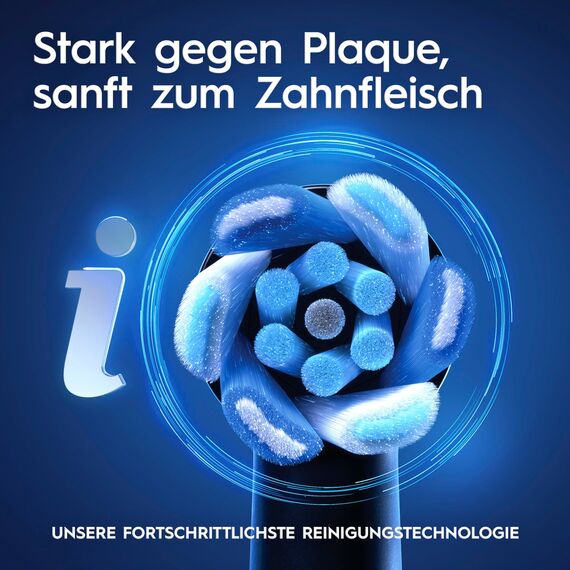 Oral-B iO Series 5 Plus Edition Elektrische Zahnbürste/Electric Toothbrush, PLUS 3 Aufsteckbürsten, 5 Putzmodi für Zahnpflege, Reiseetui, Designed by Braun, matt black