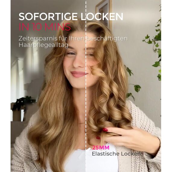 TYMO Lockenstab Automatisch Große Locken - TYMO CURLPRO Automatischer Rotierender Lockenstab 25mm für Kleine Locken mit 3 Temperaturstufen, 160-210℃, Beach Waves Lockenstäbe für Kurze und Lange Haare