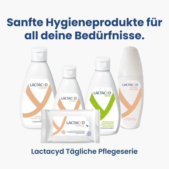 Lactacyd® Classic Intimwaschlotion – Mit angepasstem pH-Wert und natürlicher L-Milchsäure – Klinisch geprüft & bestätigt – 400 ml