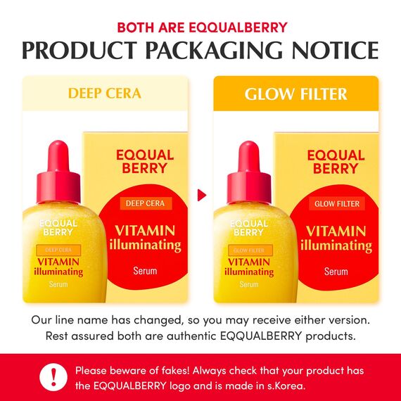 "EQQUALBERRY Vitamin C Illuminating Serum - Aufhellendes Serum mit Acerola und Niacinamid, stärkt die Hautbarriere, spendet Feuchtigkeit mit Ceramid und Hyaluronsäure, 30 ml