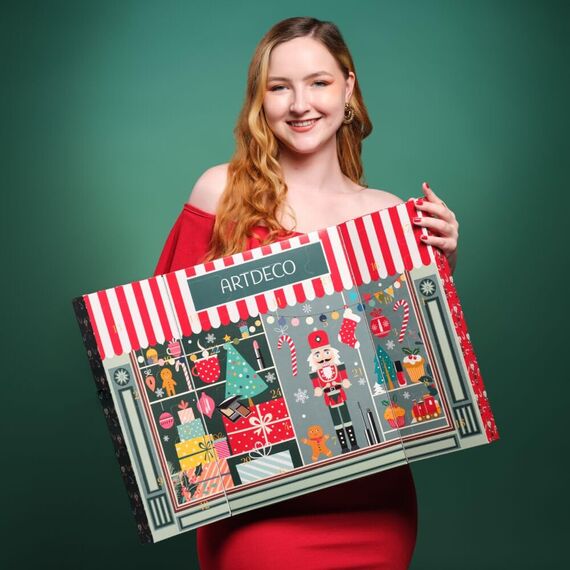 ARTDECO Adventskalender - Hochwertiger Kosmetik Beauty Kalender mit 24 Make-up-Überraschungen als ideale Geschenkidee für Frauen - 1 Stück