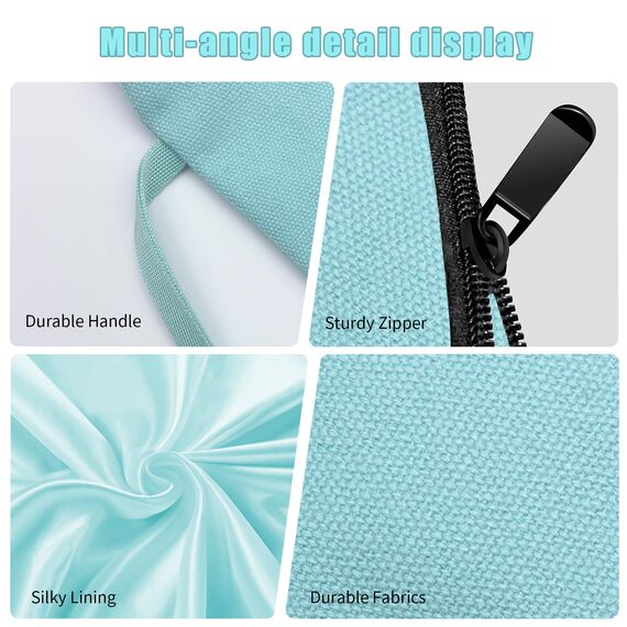 Vavabox A-Z Personalisierte Kosmetiktasche-Geburtstagsgeschenke Für Frauen, Mütter, Beste Freundinnen Und Brautjungfern (K, Grün)