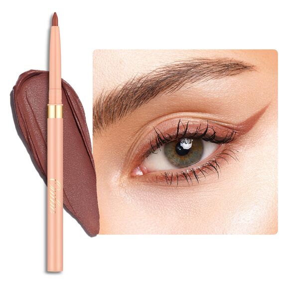 OULAC Brauner Matte Eyeliner Waterproof, Wischfester Langanhaltender Schwenkbarer Eye Liner & Lipliner Stift, Schnelltrocknung, Hochpigmentierter, Seidiger Cremige, Vegan (06) Body Talk