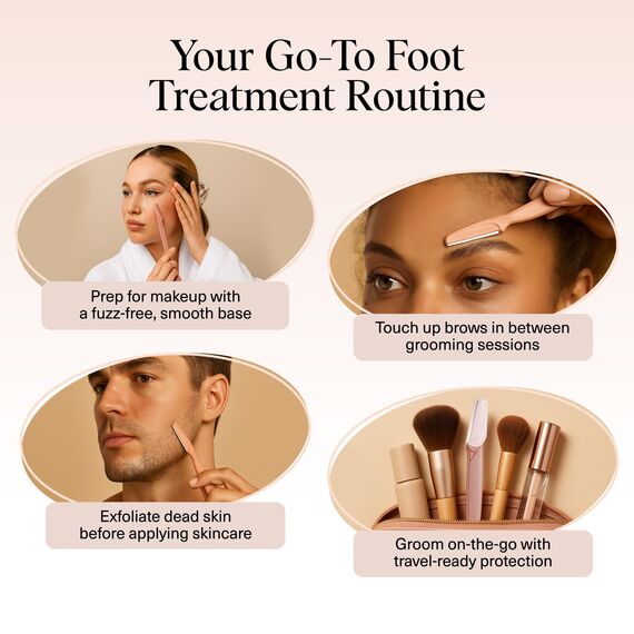 Kitsch Dermaplane Rasierer für Frauen Gesicht - Gesichtsrasierer für Frauen & Männer, Augenbrauentrimmer & Gesichtsrasierer - Peeling-Gesichtsrasierer & Hautpflegewerkzeug für glattere Haut