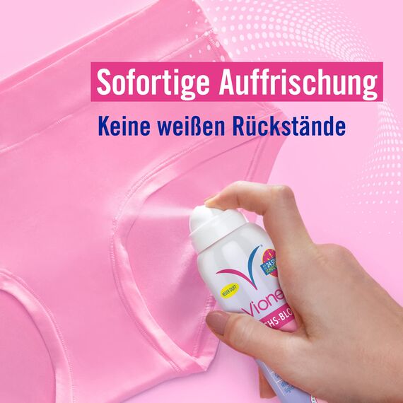 Vionell Intim Deo Damen, Intimdeodorant, Mild Deodorant Für Frauen, Hilft Gerüche Bis Zu 24 Stunden Zu Verhindern, Mit Frischem, Zartem Duft, 125 ml (Packung mit 3)