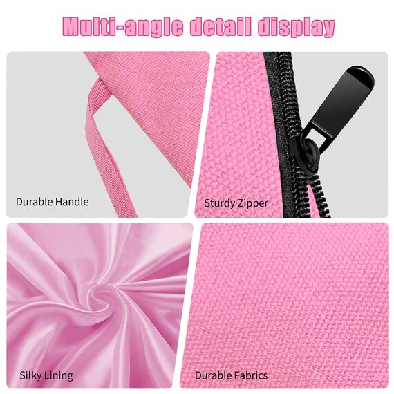 Vavabox A-Z Personalisierte Kosmetiktasche-Geburtstagsgeschenke Für Frauen, Mütter, Beste Freundinnen Und Brautjungfern (K, Pfirsichrot)