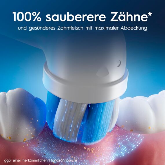 Oral-B iO Series 6 Plus Sensitive Edition Elektrische Zahnbürste/Electric Toothbrush, PLUS 3 Aufsteckbürsten, 5 Putzmodi für Zahnpflege, Reiseetui, Designed by Braun, grey opal