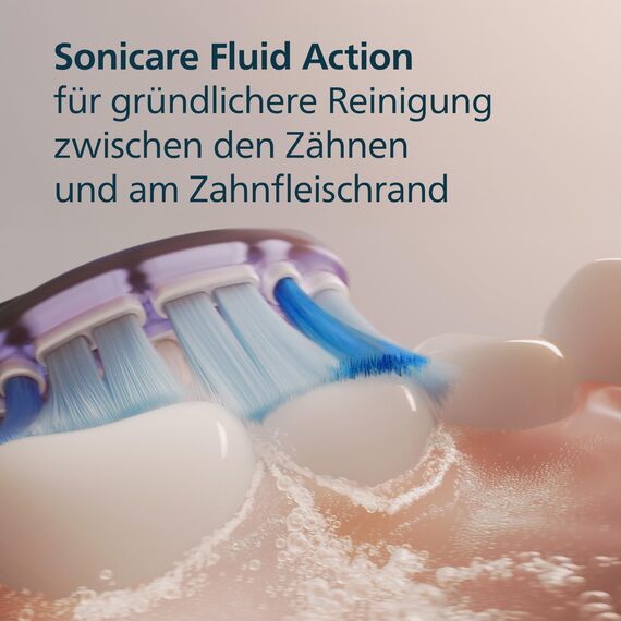Philips Sonicare G3 Premium Gum Care, Original Ersatzbürstenköpfe, Schwarz, 4er-Pack, HX9054/88
