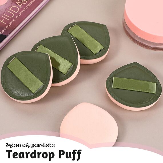 Make Up Schwamm 5 Stück Makeup Sponge Foundation Blending Beauty Sponge, Make Up Sponge, Makeup Schwamm für Flüssigkeit, Creme und Puder, Latexfrei und Vegan Makeup Schwämme