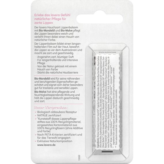 Lavera Naturkosmetik Hauchzart Lippenbalsam, 4.5 g (Packung mit 2)