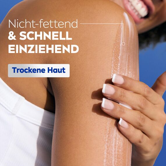NIVEA Body Lotion Lavendel & Pflege, Körpercreme mit Lavendelduft und Tiefenpflege Serum für 72h Feuchtigkeit, Körperlotion mit Ölen natürlichen Ursprungs (400 ml)