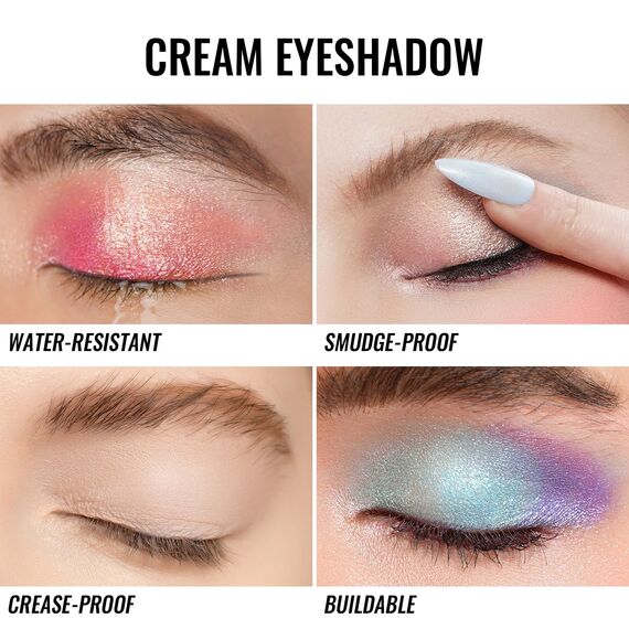 Oulac Matte Lidschatten Pale Mauve Wasserfest | Lidschatten Primer Feine Textur Hält 16 Stunden + | Schnell Trocknend Wischfeste Matte Oberfläche | Vegan | 06g (CM02) Snow Orchid