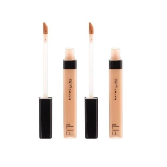 Maybelline New York Abdeckstift für makellose Haut, Ton-in-Ton Abdeckung für alle Hauttypen, Fit Me! Concealer, Nr. 20 Sand, 6,8 ml (Packung mit 2)
