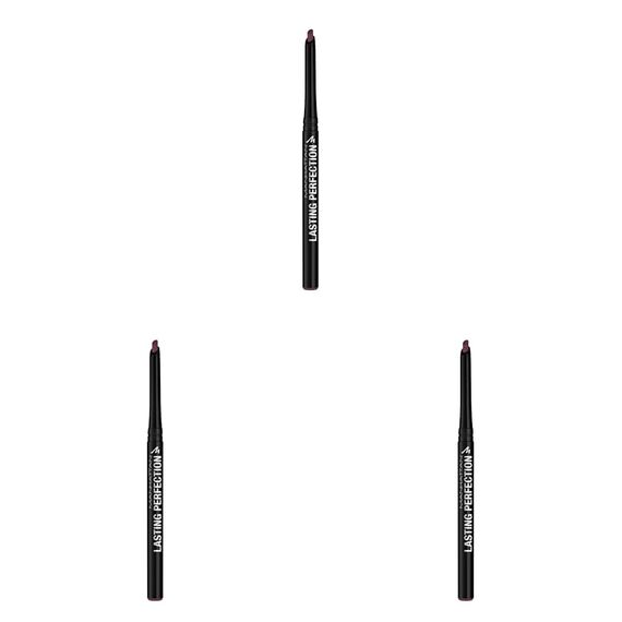 Manhattan Lasting Perfection Lipliner, Fb. 59 Y Love Rosy, langanhaltender und deckender Konturenstift, 2 g (Packung mit 3)