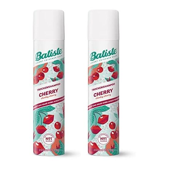 Batiste Trockenshampoo, Kirsche, 200 ml (Packung mit 2)