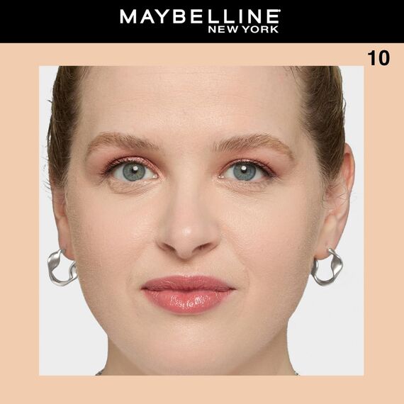 Maybelline Fit Me! Concealer Nr. 10 Light, flüssiger Concealer, kaschiert Hautunebenheiten, hellt dunkle Stellen im Gesicht auf, für wache Augen und einen makellosen Teint, 6,8 ml (Packung mit 2)