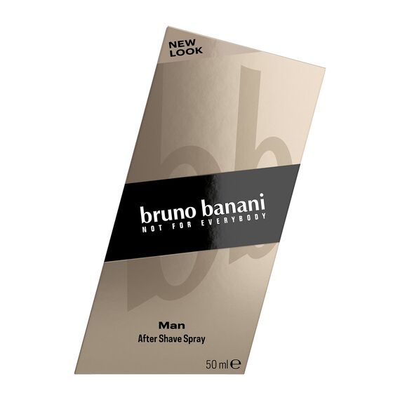 bruno banani Man After Shave Spray, Herb-aromatisches Herren After Shave, 50 ml (Packung mit 2)