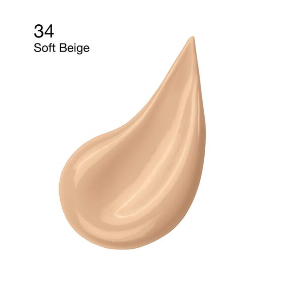 Manhattan 3in1 Easy Match Make-up, Flüssig Foundation für helle Haut mit LSF 20, Farbe Soft Beige 34, 1 x 30ml (Packung mit 2)