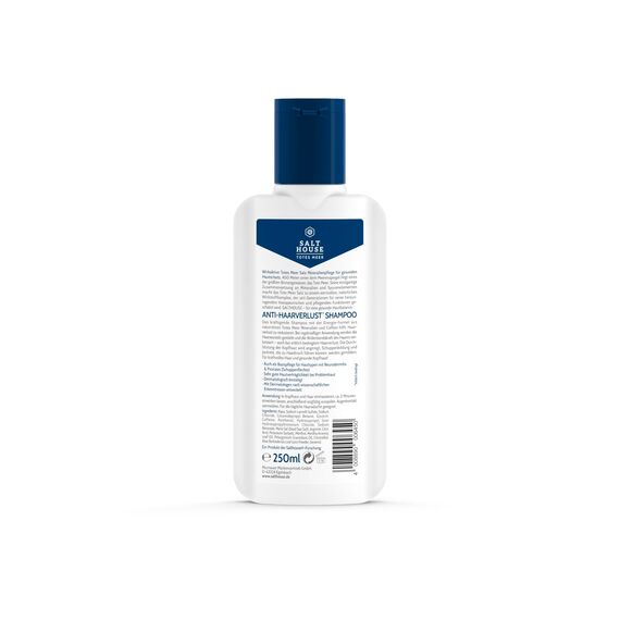 Salthouse Totes Meer Therapie Anti-Haarverlust Shampoo, aktivierendes Coffein für kraftvolles Haar, stärkt Haarwurzeln, 250ml (Packung mit 3)