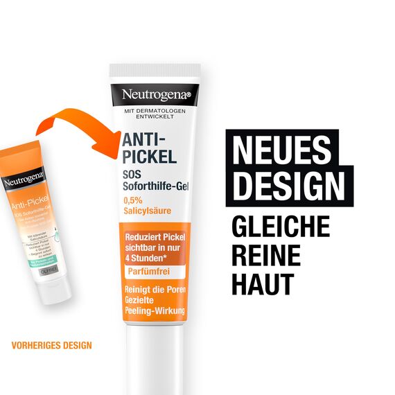 Neutrogena Anti-Pickel SOS Soforthilfe-Gel, Bei Pickeln und Hautunreinheiten, 15 ml (Packung mit 2)