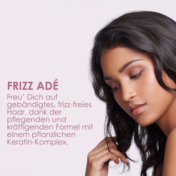 Jean & Len Shampoo Aufbau Mandel & Keratin, für strukturgeschädigtes Haar, schützt vor Haarbruch und Spliss, bändigt Frizz, Shampoo ohne Silikone und Parabene, vegan, 300 ml (Packung mit 2)