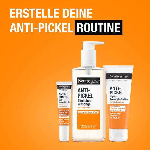 Neutrogena Anti-Pickel SOS Soforthilfe-Gel, Bei Pickeln und Hautunreinheiten, 15 ml (Packung mit 2)