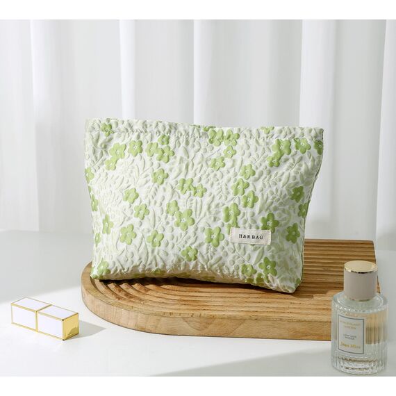 ONEGenug Kosmetiktasche Klein 2 Pcs Make up Tasche Damen Mädchen Schminktasche Organizer für Reise Geschenk