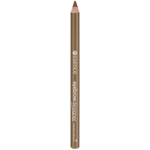 essence cosmetics eyebrow DESIGNER, Eye Pencil, Augenbrauenstift, Nr. 12 hazelnut brown, braun, definierend, natürlich, vegan, Mikroplastik Partikel frei, Nanopartikel frei (1g) (Packung mit 5)