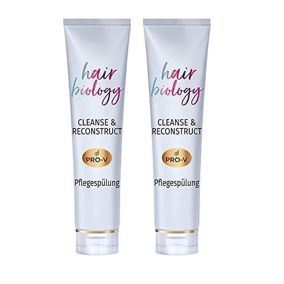 Hair Biology Cleanse & Reconstruct Pflegespülung, Bei Fettigem Ansatz Und Geschädigten Spitzen, 160ml (Packung mit 2)