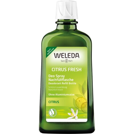 WELEDA Fresh Deo Spray Citrus Nachfüllflasche 18 x 200 ml