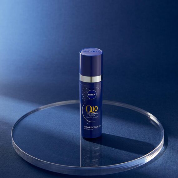 NIVEA Q10 Anti-Falten Power Multi Regenerierendes Nachtserum, Anti-Falten Serum für die Nacht, Gesichtsserum mit Provitamin B5 und Q10 (30 ml) (Packung mit 2)