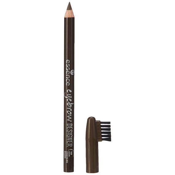 essence cosmetics eyebrow DESIGNER, Eye Pencil, Augenbrauenstift, Nr. 10 dark chocolate brown, braun, definierend, natürlich, vegan, Mikroplastik Partikel frei, Nanopartikel frei (1g) (Packung mit 5)