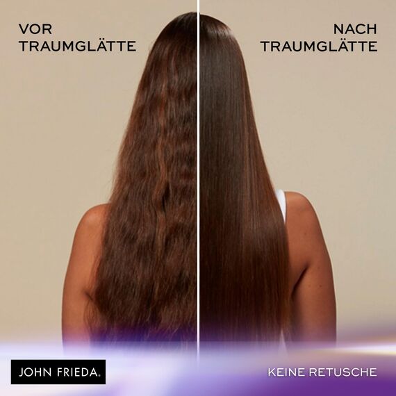 John Frieda - Frizz Ease Traumglätte Conditioner - Inhalt: 250ml - Haarglättung & 72h-Feuchtigkeitssschutz mit Keratin - Für widerspenstiges, mitteldickes bis dickes Haar (Packung mit 2)