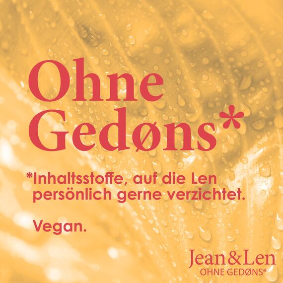 Jean & Len Shampoo Colorglanz Arganöl & Feige, für coloriertes & strapaziertes Haar, verleiht Farbintensität und Glanz, ohne Parabene und Silikone, vegan, 300 ml (Packung mit 2)